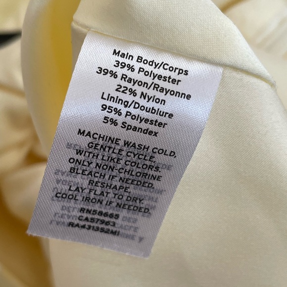 NWT Rachel Parcell Yellow Gingham Lace Dress Size Small - Picture 8 of 9